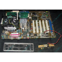 Материнская плата Asus P4PE (FireWire) с процессором Intel Pentium-4 2.4GHz s.478 и памятью 768Mb DDR1 Б/У (Энгельс)