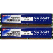 Память 1Gb (2x512Mb) DDR2 Patriot PSD251253381H pc4200 533MHz (Энгельс)